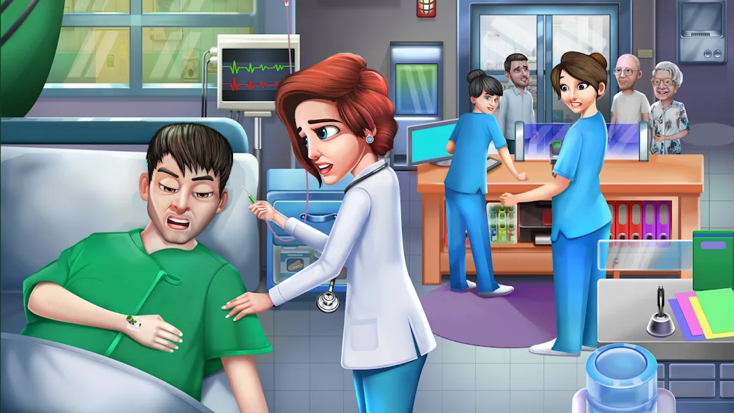 Doctor Hospital Games Offline взлом APK — Безлимитные деньги и всё открыто — скриншот 1 Doctor Hospital Games Offline взлом APK — Безлимитные деньги и всё открыто — скриншот 1