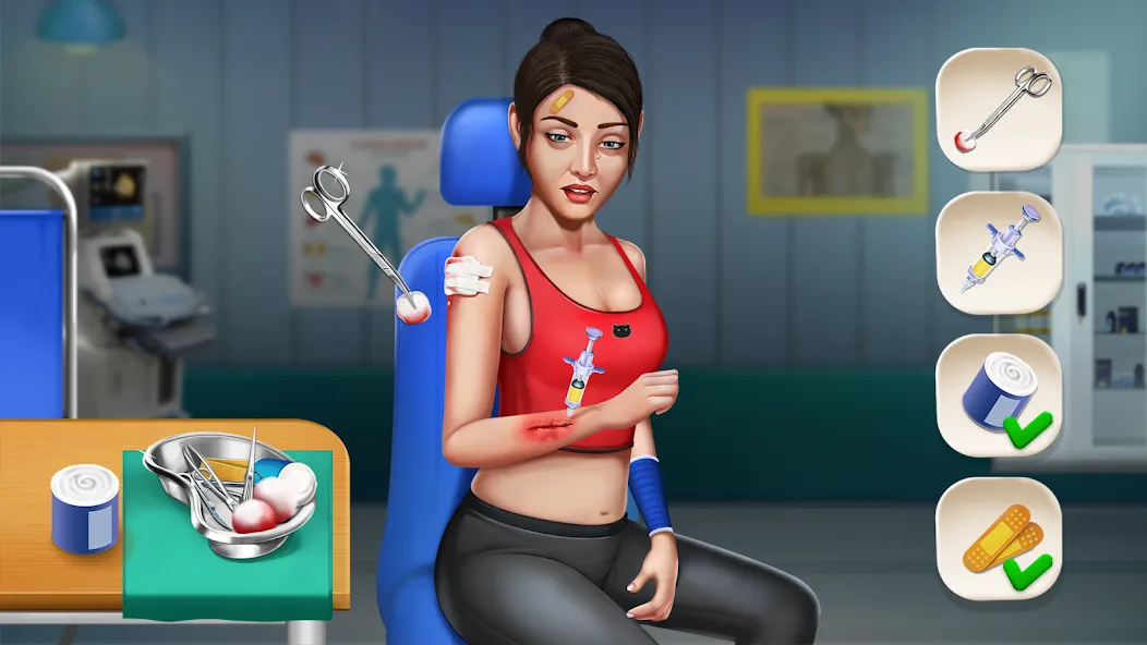 Doctor Hospital Games Offline взлом APK — Безлимитные деньги и всё открыто — скриншот 3 Doctor Hospital Games Offline взлом APK — Безлимитные деньги и всё открыто — скриншот 3