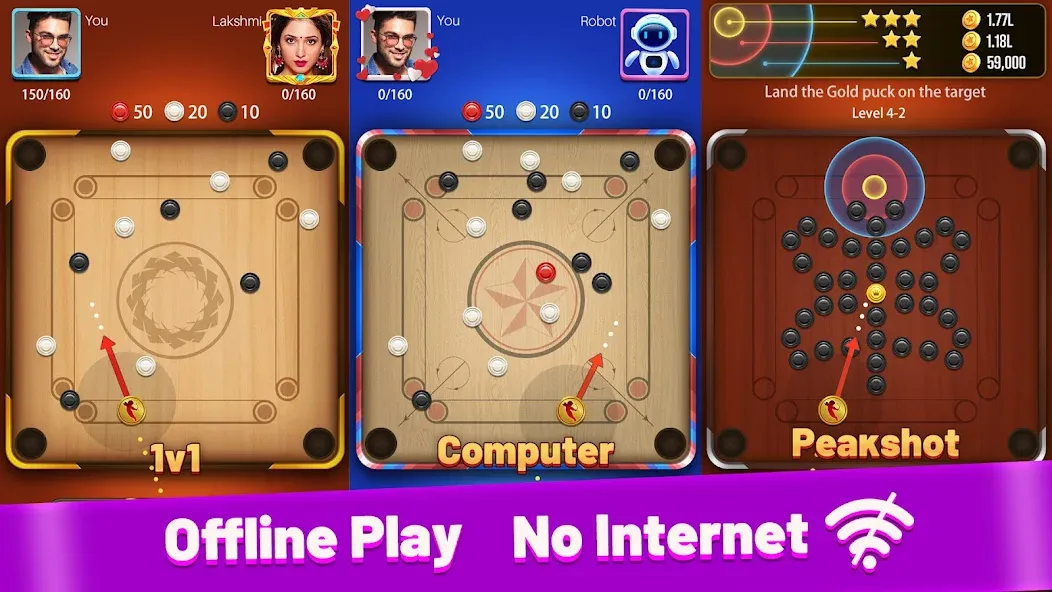 Скачать Carrom Meta-Board Disc Game бесплатно — Безлимитные монеты и все столы — скриншот 2 Скачать Carrom Meta-Board Disc Game бесплатно — Безлимитные монеты и все столы — скриншот 2