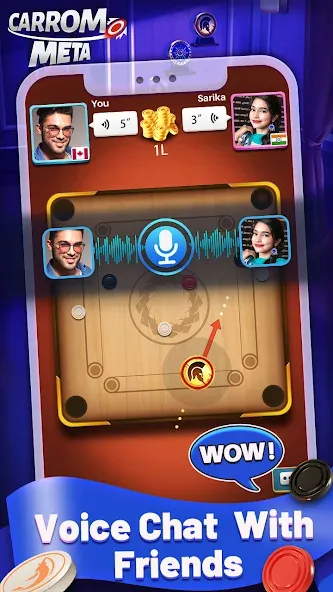 Скачать Carrom Meta-Board Disc Game бесплатно — Безлимитные монеты и все столы — скриншот 3 Скачать Carrom Meta-Board Disc Game бесплатно — Безлимитные монеты и все столы — скриншот 3