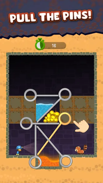 Mine Rescue: Gold Mining Games (Мод: Безлимитные деньги и алмазы) — скачать на Андроид — скриншот 2 Mine Rescue: Gold Mining Games (Мод: Безлимитные деньги и алмазы) — скачать на Андроид — скриншот 2