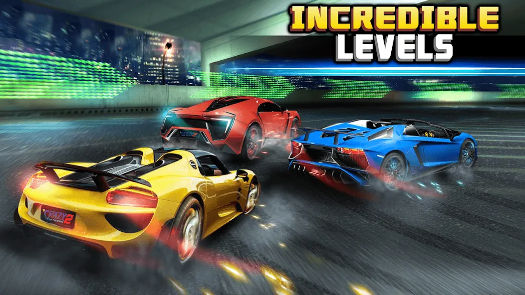 Crazy for Speed 2 взлом APK — Безлимитные деньги и топливо — скриншот 2 Crazy for Speed 2 взлом APK — Безлимитные деньги и топливо — скриншот 2