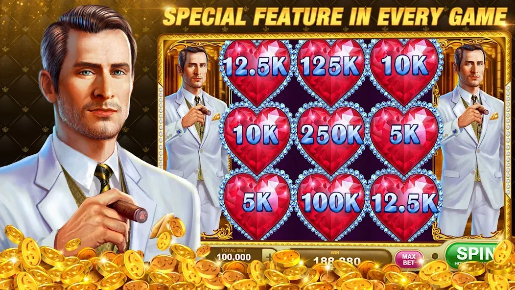Slots Rush: Vegas Casino Slots — последняя версия с модом (Безлимитные монеты и бонусы) — скриншот 1 Slots Rush: Vegas Casino Slots — последняя версия с модом (Безлимитные монеты и бонусы) — скриншот 1