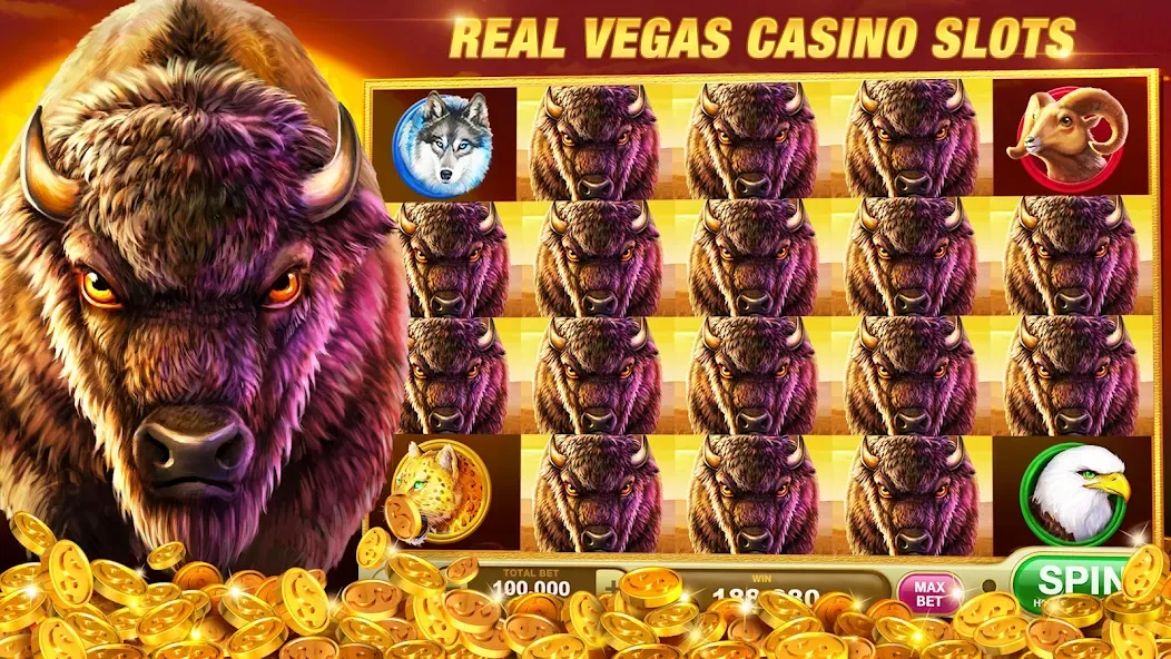 Slots Rush: Vegas Casino Slots — последняя версия с модом (Безлимитные монеты и бонусы) — скриншот 3 Slots Rush: Vegas Casino Slots — последняя версия с модом (Безлимитные монеты и бонусы) — скриншот 3