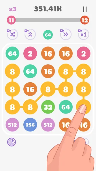 Connect the Pops! бесплатно на Андроид — мод: Без рекламы и много монет — скриншот 1 Connect the Pops! бесплатно на Андроид — мод: Без рекламы и много монет — скриншот 1
