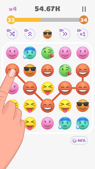 Connect the Pops! бесплатно на Андроид — мод: Без рекламы и много монет — скриншот 3 Connect the Pops! бесплатно на Андроид — мод: Без рекламы и много монет — скриншот 3
