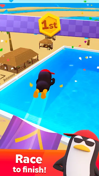 Скачать aquapark.io бесплатно — Безлимитные монеты и ускорение — скриншот 4