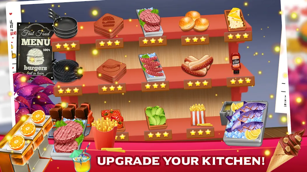 Скачать взлом Cooking Mastery: Kitchen games — Много монет и все рецепты — скриншот 4
