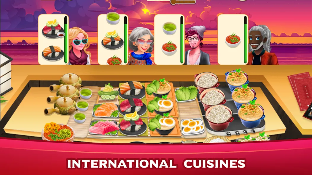 Скачать взлом Cooking Mastery: Kitchen games — Много монет и все рецепты — скриншот 5