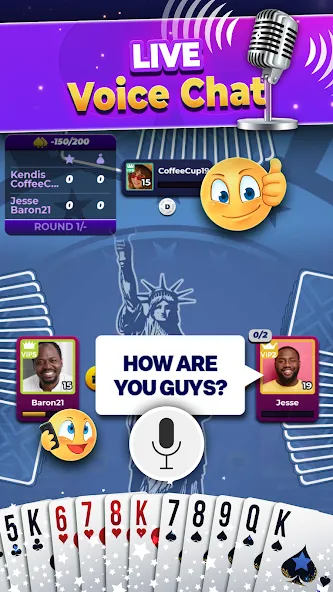 Скачать VIP Spades - Online Card Game Mod APK — Без рекламы и бесконечные монеты — скриншот 5