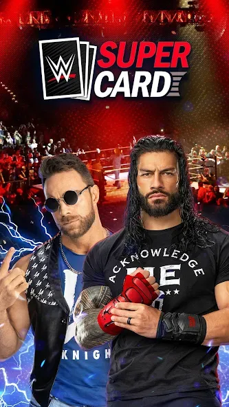 Скачать WWE SuperCard - Battle Cards на Андроид с модом — Безлимитные деньги и все карты — скриншот 1 Скачать WWE SuperCard - Battle Cards на Андроид с модом — Безлимитные деньги и все карты — скриншот 1