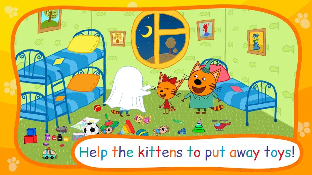 Скачать Kid-E-Cats: Bedtime Stories последней версии — Разблокированы все сказки и персонажи — скриншот 1