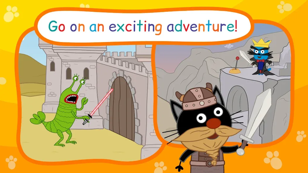 Скачать Kid-E-Cats: Bedtime Stories последней версии — Разблокированы все сказки и персонажи — скриншот 2