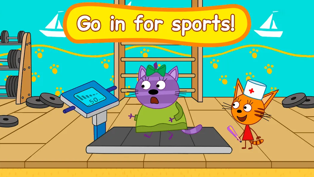 Kid-E-Cats: Animal hospital — взломанная версия, Безлимитные деньги и все питомцы открыты — скриншот 2 Kid-E-Cats: Animal hospital — взломанная версия, Безлимитные деньги и все питомцы открыты — скриншот 2