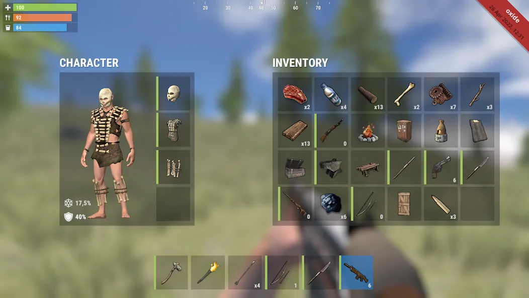 Oxide: Survival Island MOD APK скачать на Андроид — Много ресурсов и бессмертие — скриншот 1 Oxide: Survival Island MOD APK скачать на Андроид — Много ресурсов и бессмертие — скриншот 1