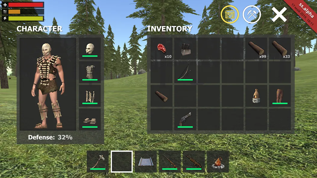 Survival Simulator — Много ресурсов и нет голода, скачать мод APK — скриншот 3 Survival Simulator — Много ресурсов и нет голода, скачать мод APK — скриншот 3