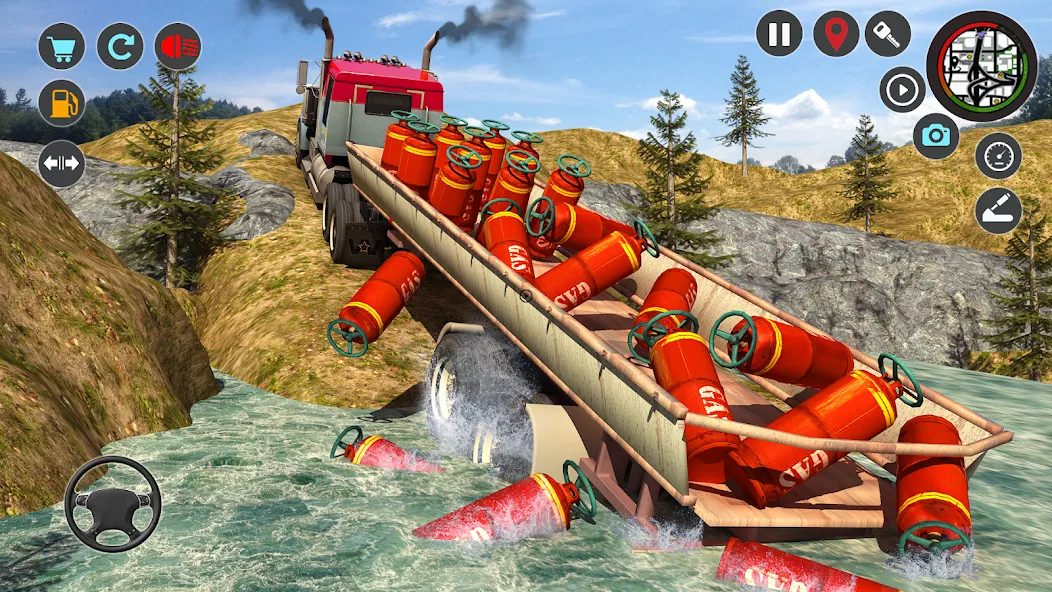 Transport Simulator Truck Game бесплатно на Андроид — мод: Безлимитные деньги и топливо — скриншот 2 Transport Simulator Truck Game бесплатно на Андроид — мод: Безлимитные деньги и топливо — скриншот 2