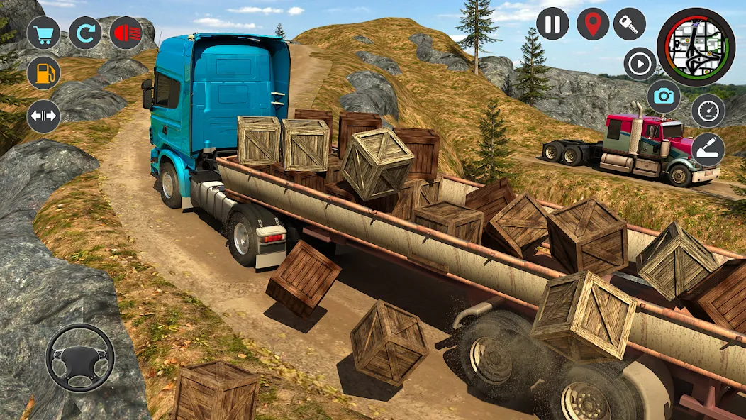 Transport Simulator Truck Game бесплатно на Андроид — мод: Безлимитные деньги и топливо — скриншот 3 Transport Simulator Truck Game бесплатно на Андроид — мод: Безлимитные деньги и топливо — скриншот 3