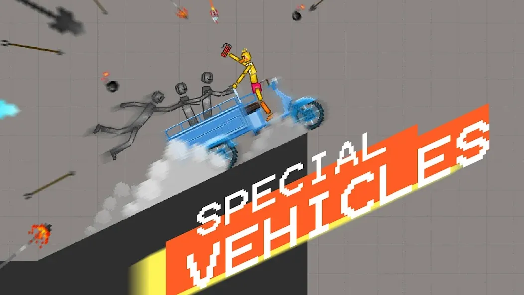 Dismounting Playground MOD APK скачать на Андроид — Безлимитные деньги и все машины открыты — скриншот 5 Dismounting Playground MOD APK скачать на Андроид — Безлимитные деньги и все машины открыты — скриншот 5