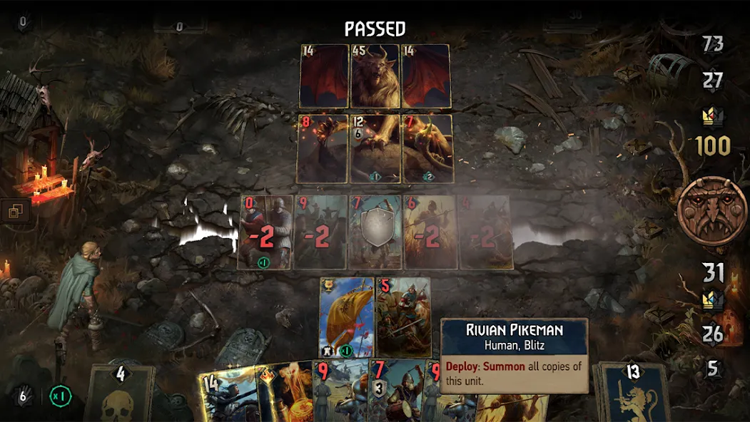 Скачать взлом Thronebreaker — Безлимитные деньги и все карты открыты — скриншот 4 Скачать взлом Thronebreaker — Безлимитные деньги и все карты открыты — скриншот 4