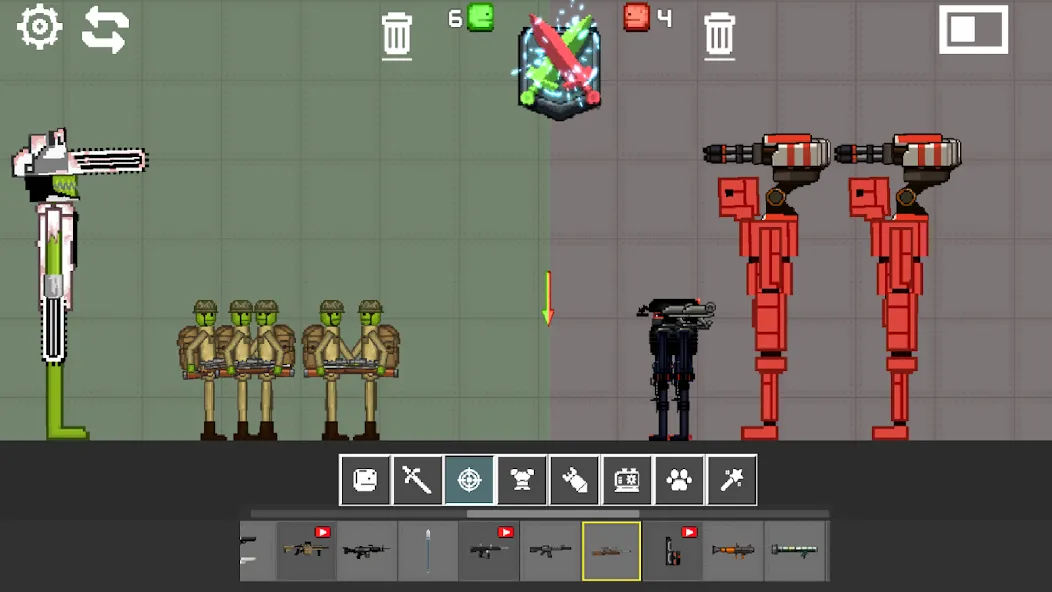 Battle Sandbox MOD APK: Безлимитные ресурсы и все юниты открыты — скриншот 3 Battle Sandbox MOD APK: Безлимитные ресурсы и все юниты открыты — скриншот 3