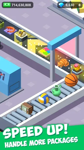 Idle Courier — Много денег и быстрые доставки, скачать мод APK — скриншот 4 Idle Courier — Много денег и быстрые доставки, скачать мод APK — скриншот 4