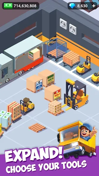 Idle Courier — Много денег и быстрые доставки, скачать мод APK — скриншот 5 Idle Courier — Много денег и быстрые доставки, скачать мод APK — скриншот 5