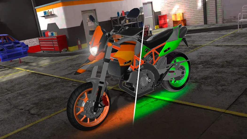 Motorcycle Real Simulator MOD APK скачать на Андроид — Безлимитные деньги и топливо — скриншот 2 Motorcycle Real Simulator MOD APK скачать на Андроид — Безлимитные деньги и топливо — скриншот 2