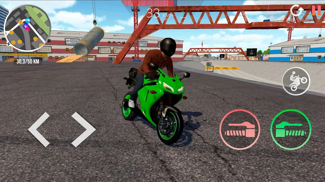 Motorcycle Real Simulator MOD APK скачать на Андроид — Безлимитные деньги и топливо — скриншот 5 Motorcycle Real Simulator MOD APK скачать на Андроид — Безлимитные деньги и топливо — скриншот 5
