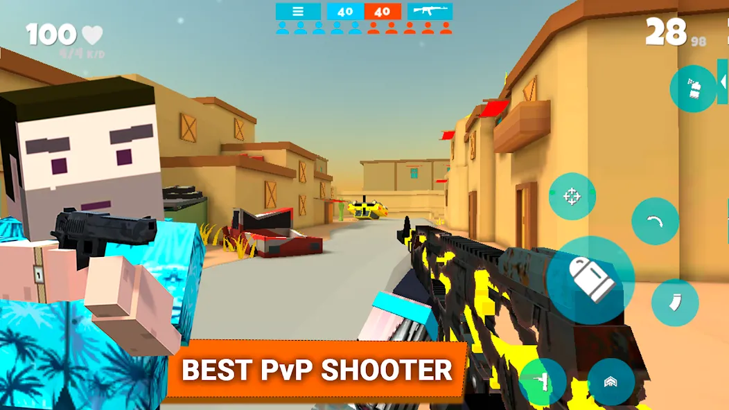 Fan of Guns: FPS Pixel Shooter взломанный APK — Безлимитные деньги и оружие — скриншот 1 Fan of Guns: FPS Pixel Shooter взломанный APK — Безлимитные деньги и оружие — скриншот 1