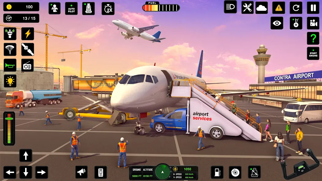 City Pilot Cargo Plane Games MOD APK: Без рекламы и много денег — скриншот 3 City Pilot Cargo Plane Games MOD APK: Без рекламы и много денег — скриншот 3