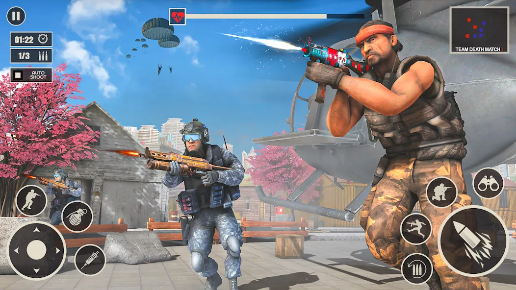 Скачать Offline War Shooting Games 3D — Безлимитные патроны и оружие — скриншот 5 Скачать Offline War Shooting Games 3D — Безлимитные патроны и оружие — скриншот 5