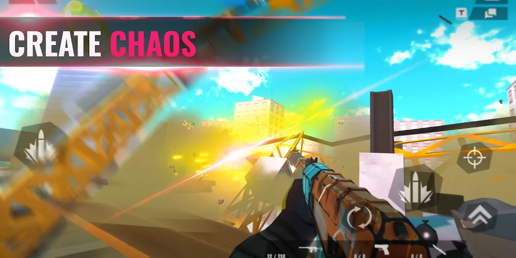 Tactic Shot: FPS Action 4v4 взломанный APK — Безлимитные патроны и здоровье — скриншот 2