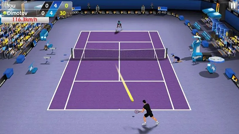 Скачать 3D Tennis — Безлимитные деньги и энергия — скриншот 4 Скачать 3D Tennis — Безлимитные деньги и энергия — скриншот 4
