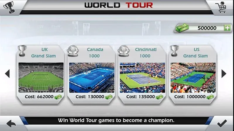 Скачать 3D Tennis — Безлимитные деньги и энергия — скриншот 5 Скачать 3D Tennis — Безлимитные деньги и энергия — скриншот 5