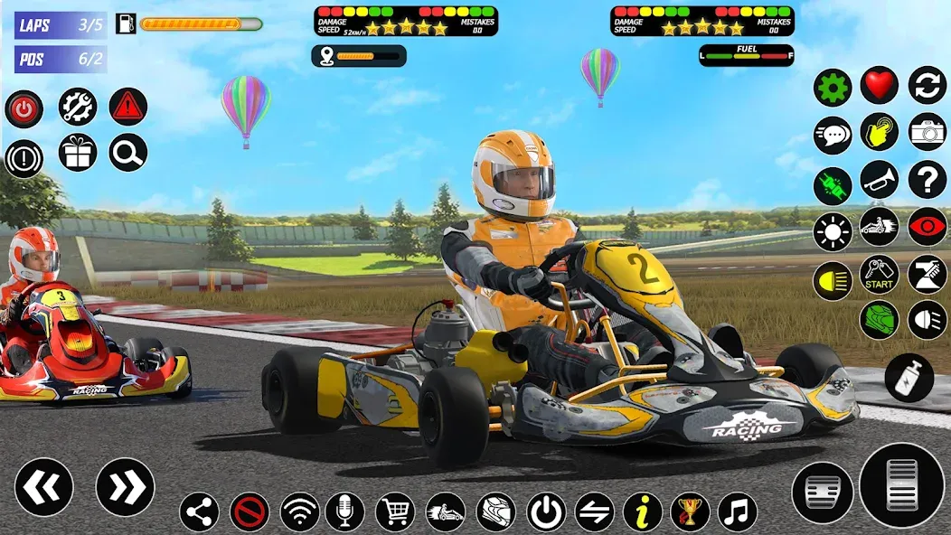 Скачать Buggy Race: Kart Racing Games мод — Безлимитные монеты и открыты трассы — скриншот 4