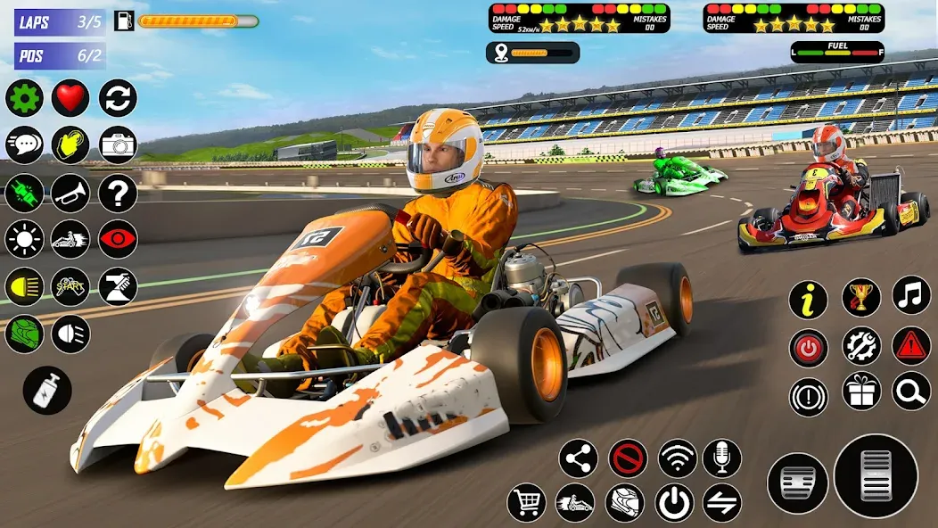 Скачать Buggy Race: Kart Racing Games мод — Безлимитные монеты и открыты трассы — скриншот 5