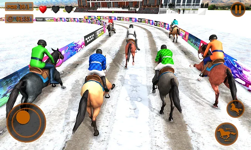 Mounted Horse Racing Games — Безлимитные деньги и все лошади открыты, скачать мод APK — скриншот 3 Mounted Horse Racing Games — Безлимитные деньги и все лошади открыты, скачать мод APK — скриншот 3