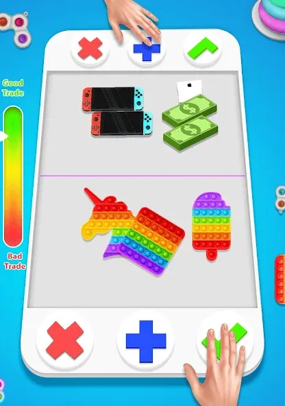 fidget trading: trade toys 3D мод на Андроид: Все игрушки разблокированы — скриншот 3 fidget trading: trade toys 3D мод на Андроид: Все игрушки разблокированы — скриншот 3