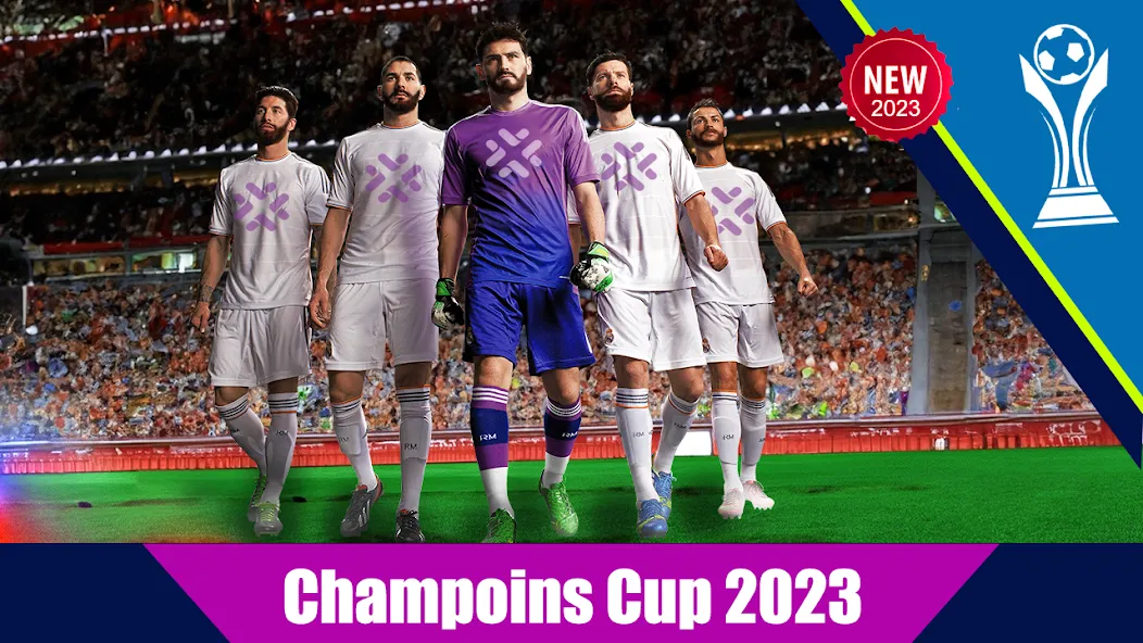 Football World Soccer Cup 2023 мод на Андроид: Безлимитные деньги и все команды открыты — скриншот 1 Football World Soccer Cup 2023 мод на Андроид: Безлимитные деньги и все команды открыты — скриншот 1