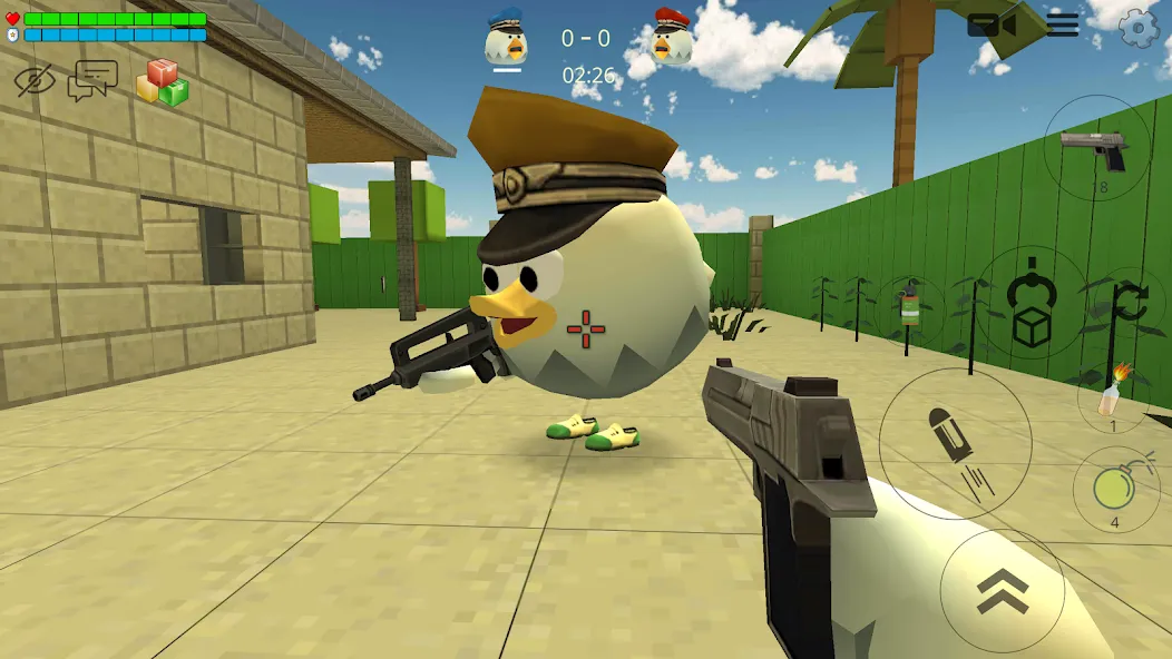 Скачать Chicken Gun последней версии — Много денег и оружия — скриншот 2