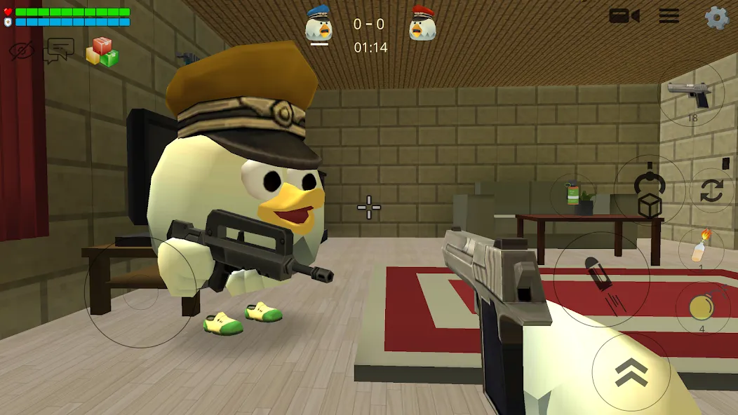 Скачать Chicken Gun последней версии — Много денег и оружия — скриншот 3