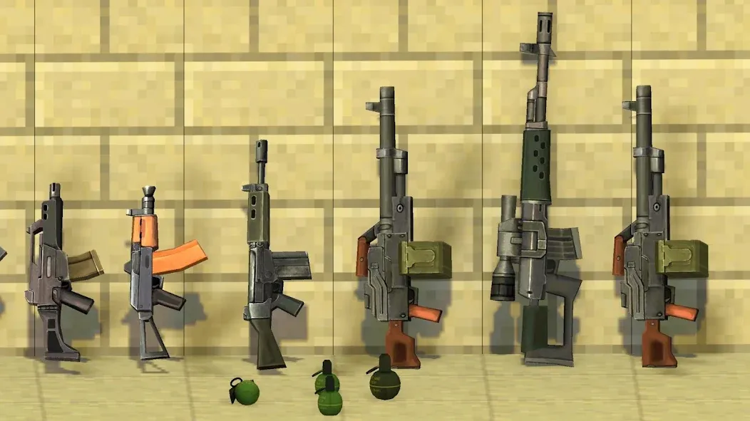 Мод StrikeBox: Sandbox&Shooter — Безлимитные ресурсы и оружие, скачать APK — скриншот 2 Мод StrikeBox: Sandbox&Shooter — Безлимитные ресурсы и оружие, скачать APK — скриншот 2