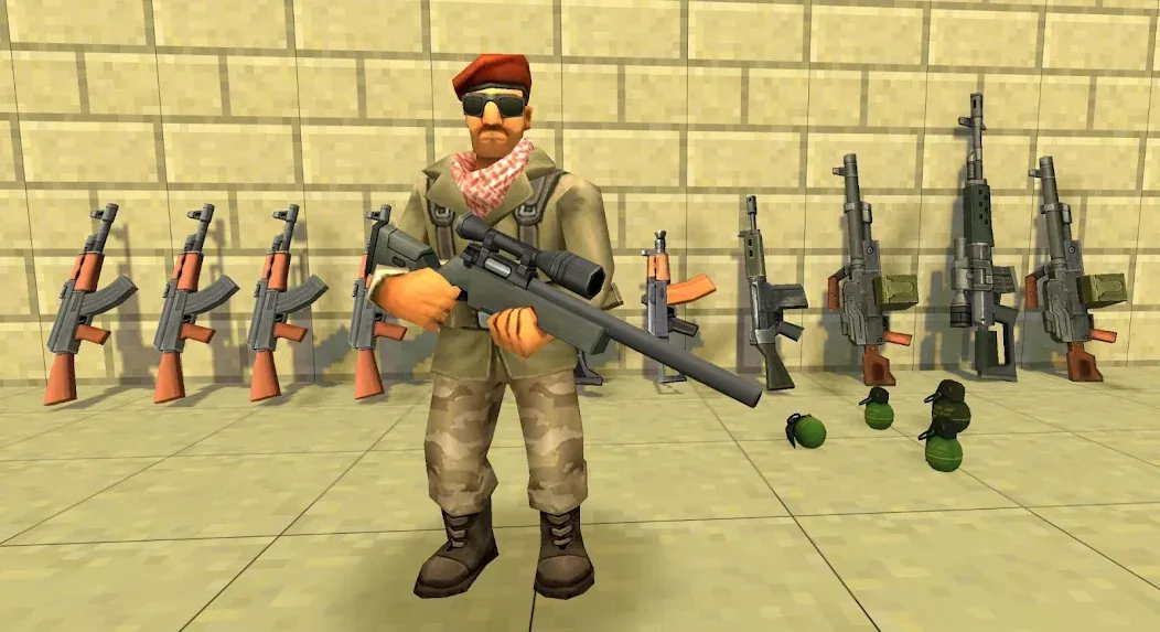 Мод StrikeBox: Sandbox&Shooter — Безлимитные ресурсы и оружие, скачать APK — скриншот 5 Мод StrikeBox: Sandbox&Shooter — Безлимитные ресурсы и оружие, скачать APK — скриншот 5