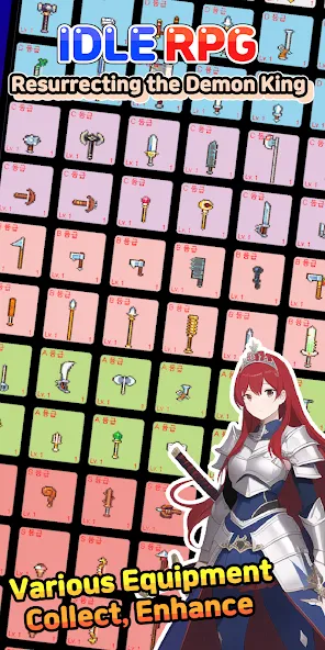 Idle RPG : Reviving Demon King — Безлимитные ресурсы и усиленные герои, скачать мод APK — скриншот 5
