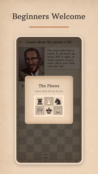 Learn Chess with Dr. Wolf MOD APK скачать на Андроид — Премиум-уроки шахмат без ограничений — скриншот 5