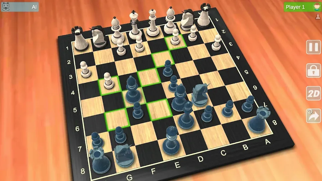 Chess Master 3D - Royal Game на телефон — скачать мод: Безлимитные деньги и премиум открыт — скриншот 3