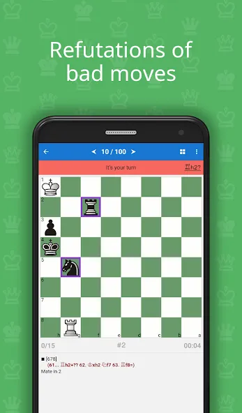 Скачать Mate in 2 (Chess Puzzles] мод — Открыты все шахматные задачи — скриншот 3