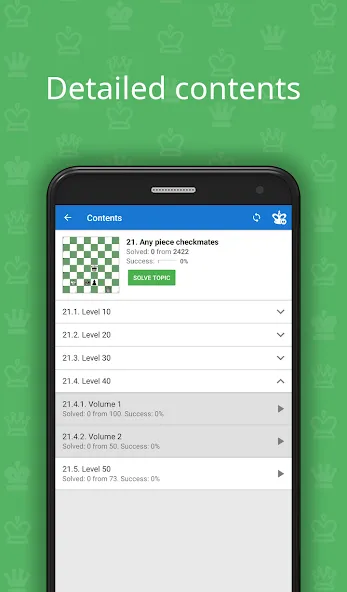 Скачать Mate in 2 (Chess Puzzles] мод — Открыты все шахматные задачи — скриншот 5