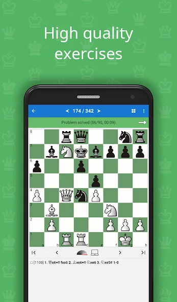 Chess Tactics for Beginners — взломанная версия, Решены все шахматные задачи — скриншот 1 Chess Tactics for Beginners — взломанная версия, Решены все шахматные задачи — скриншот 1